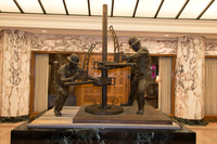 Mid-Continent Tower  Roughnecks Statue