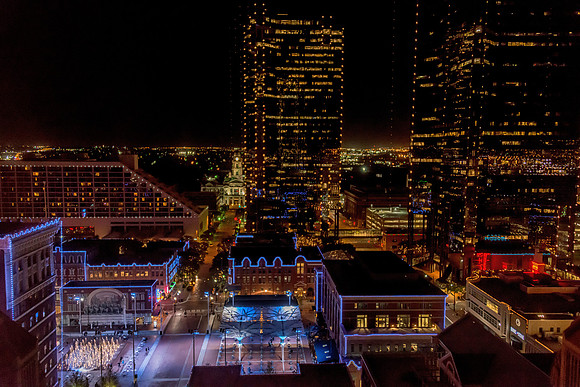 Downtown Fort Worth at night