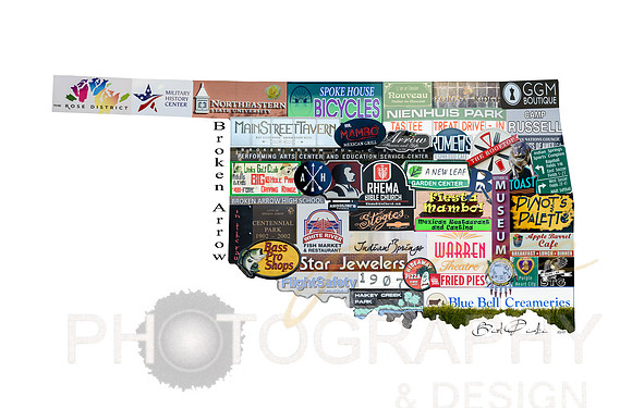 Broken Arrow, Oklahoma Montage - Text down side