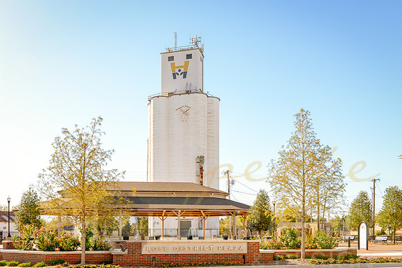 Old Grain Elevator in Broken Arrow on Main Street