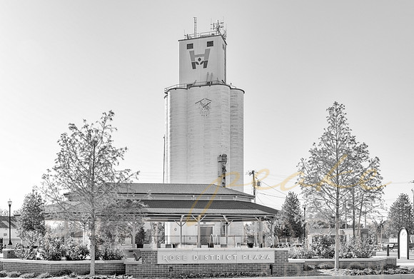 Old Grain Elevator in Broken Arrow on Main Street