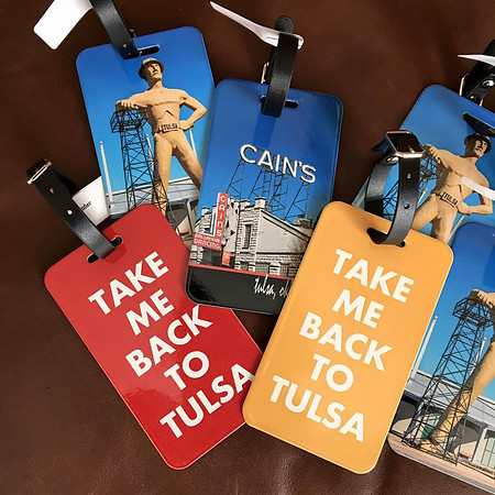 Luggage Identifiers Close Up