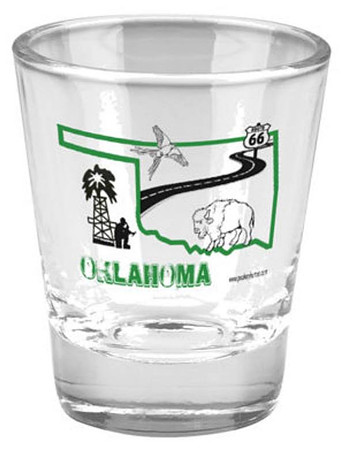Oklahoma Shot Glass