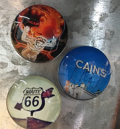 Cabochon Magnets - Tulsa Magnets