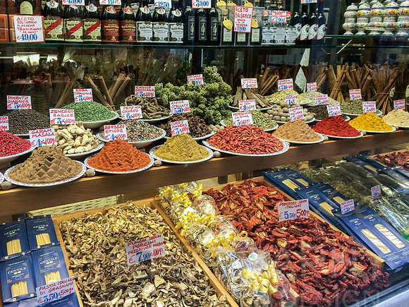 Spices Market in Italy