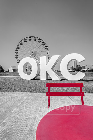 OKC - Letters & Ferris Wheel