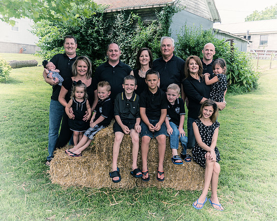 Susan & Family Antiqued